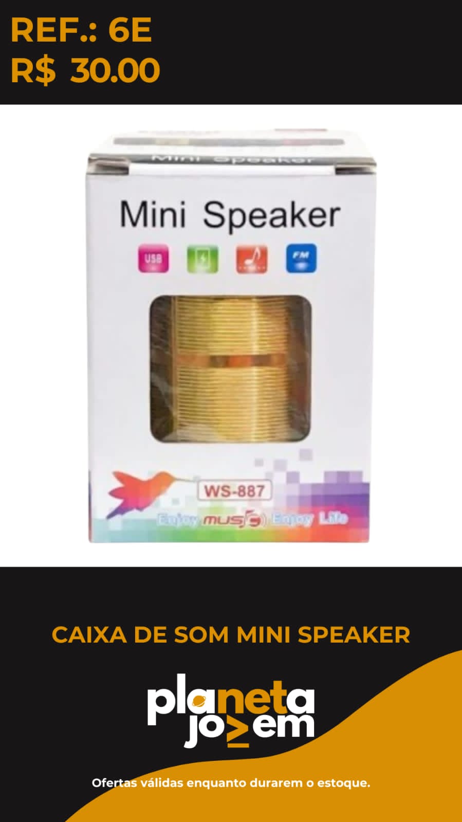 Caixa De Som Mini Speaker